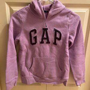 Gap logo hoodie, purple, new, size kids L